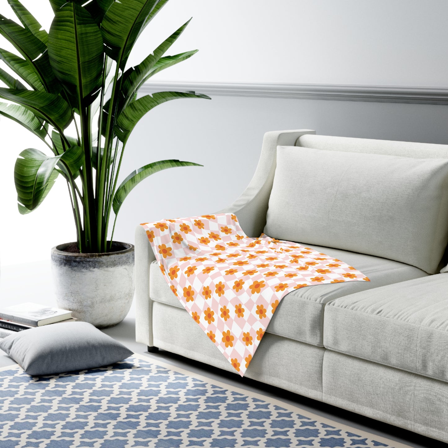 Floral Baby Swaddle Blanket