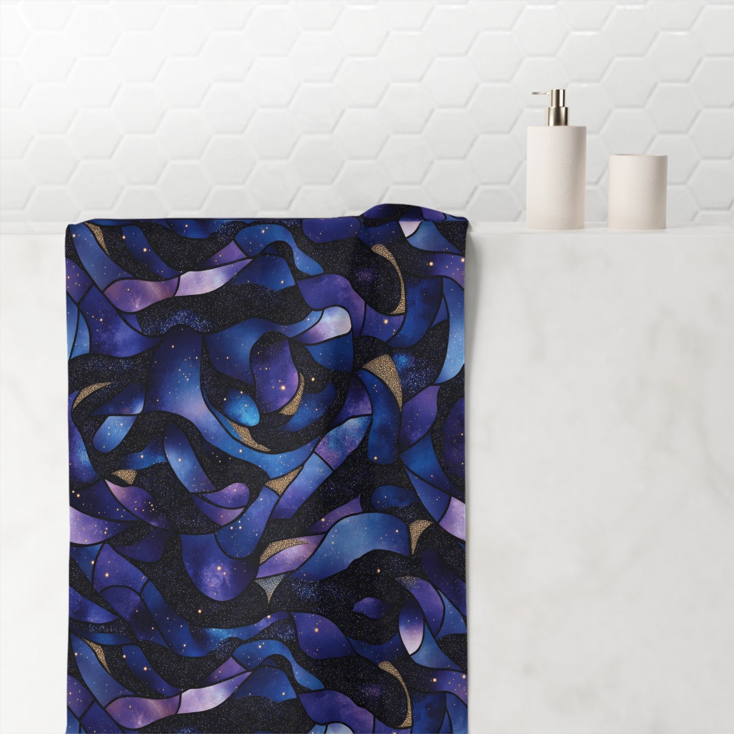 Galaxy Wave Mink-Cotton Towel