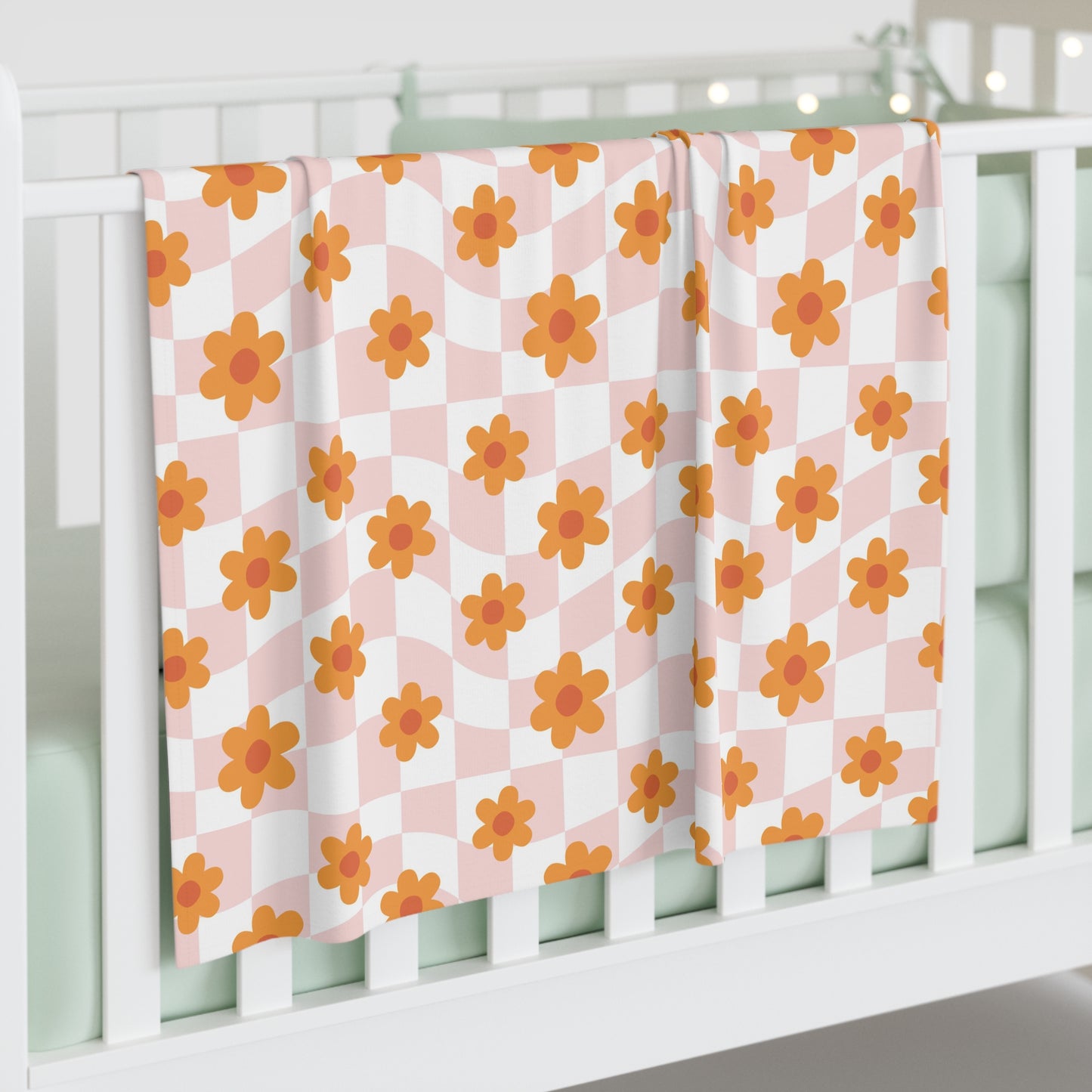 Floral Baby Swaddle Blanket