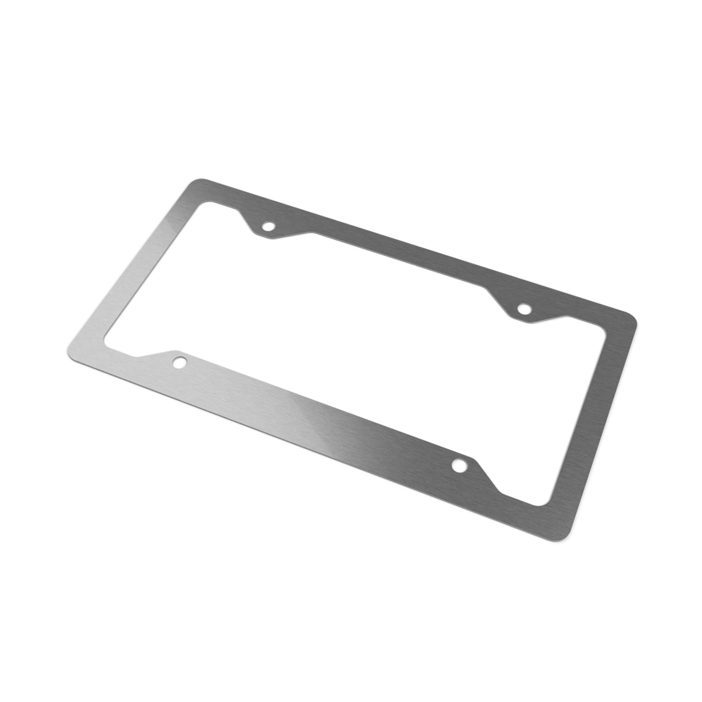 Stylish Animal Print Metal License Plate Frame
