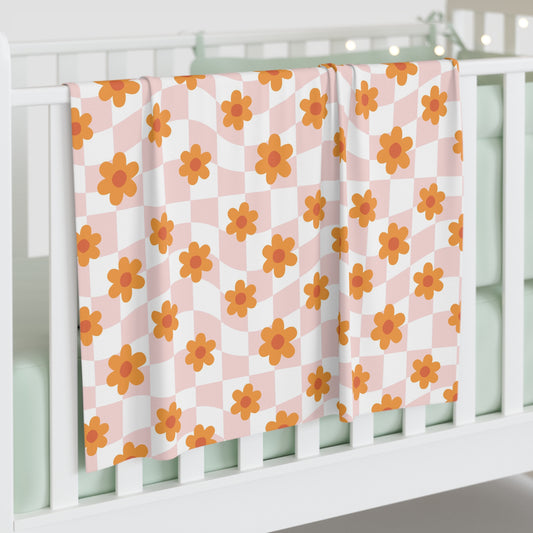 Floral Baby Swaddle Blanket