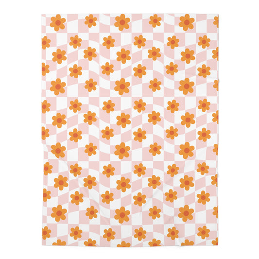 Floral Baby Swaddle Blanket