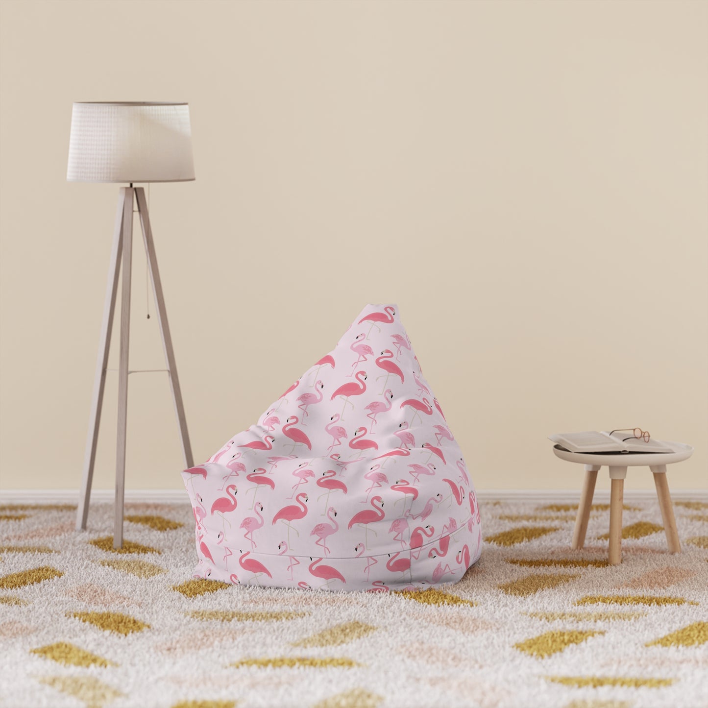 Flamingo Bean Bag Chair Cover
